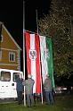 Flaggenhissung zum Nationalfeiertag
